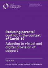 Reducing parental conflict in the context of Covid-19: Adapting to virtual and digital provision of support